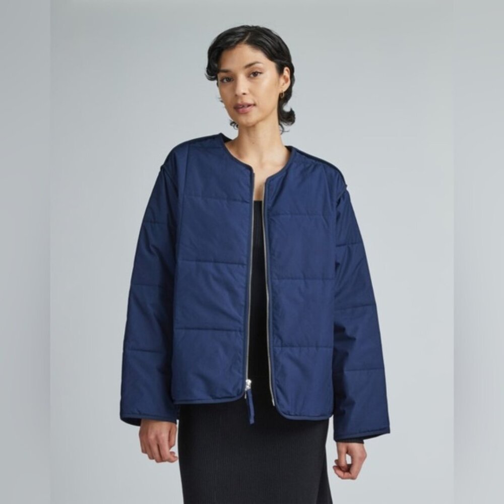 NWT Everlane The Quilted Cotton Liner